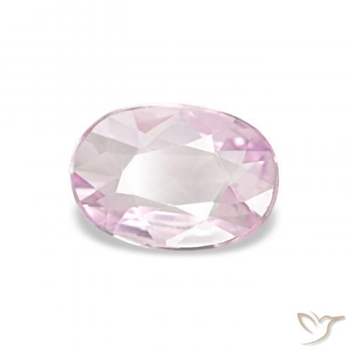 Zaffiro Rosa Ciliegia Chiaro naturale da 0.43 ct, Ovale, VVS