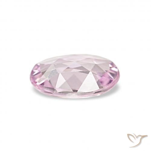 Zaffiro Rosa Ciliegia Chiaro naturale da 0.43 ct, Ovale, VVS