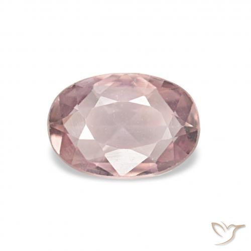 0.52ct Rosa chiaro gomma da masticare Zaffiro, Ovale, VVS