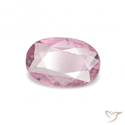 Zaffiro Rosa chiaro naturale da 0.33 ct, Ovale, VVS