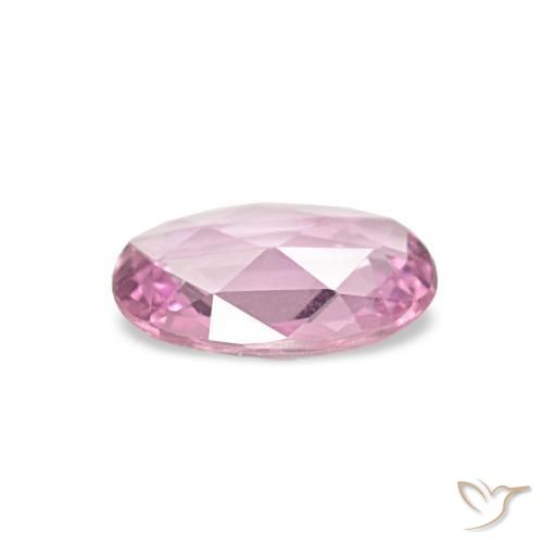 Zaffiro Rosa chiaro naturale da 0.33 ct, Ovale, VVS