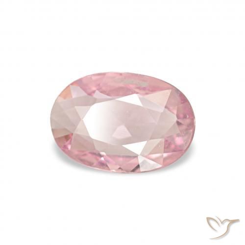 Zaffiro Rosa rosa naturale da 0.38 ct, Ovale, VVS
