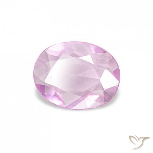 Zaffiro Viola medio naturale da 0.43 ct, Ovale, VVS-VS