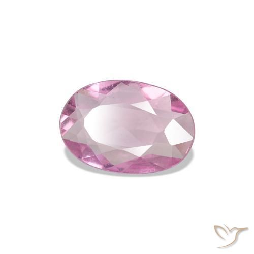 Zaffiro Rosa Molto Chiaro naturale da 0.31 ct, Taglio ovale, VVS-VS