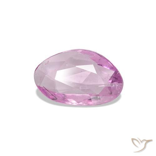 Zaffiro Viola-Rosa naturale da 0.49 ct, Forma fantasia, VS