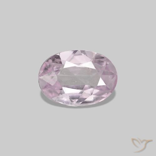 0.41ct Rosa Lavanda Molto Chiaro Zaffiro, Ovale, VS