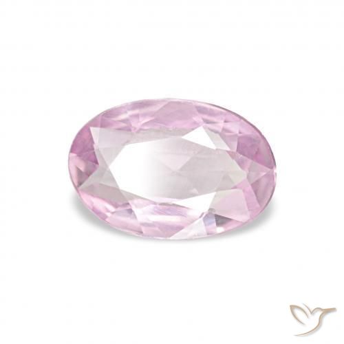 Zaffiro Rosa medio naturale da 0.41 ct, Ovale, VVS