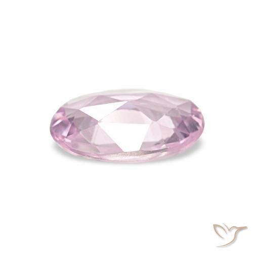 Zaffiro Rosa medio naturale da 0.41 ct, Ovale, VVS