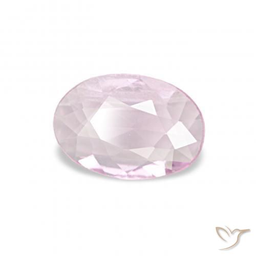 Zaffiro Rosa chiaro naturale da 0.31 ct, Ovale, VVS