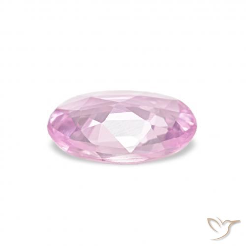 Zaffiro Viola Rosato Viola naturale da 0.40 ct, Ovale, VVS