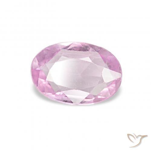 Zaffiro Viola Rosato Viola naturale da 0.48 ct, Ovale, VVS-VS