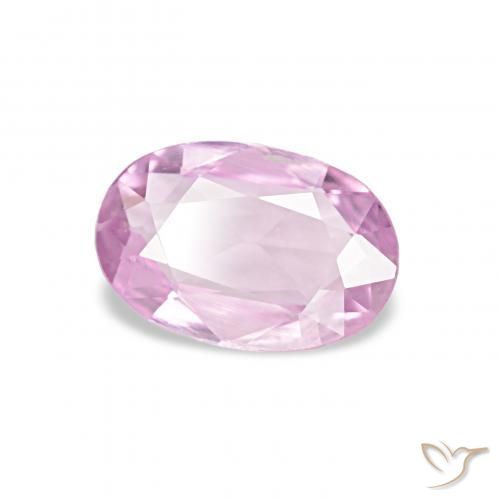 Zaffiro Viola medio naturale da 0.46 ct, Ovale, VVS-VS