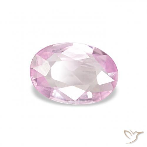 Zaffiro Rosa medio naturale da 0.42 ct, Ovale, VS