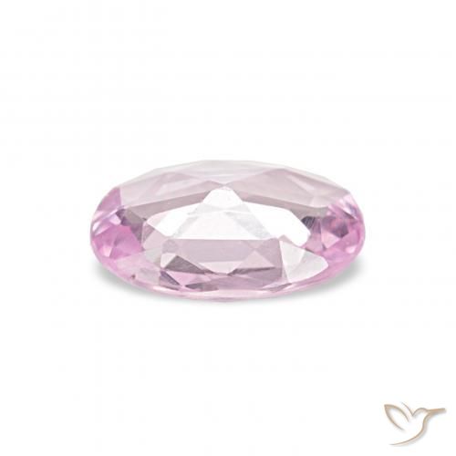 Zaffiro Rosa medio naturale da 0.42 ct, Ovale, VS