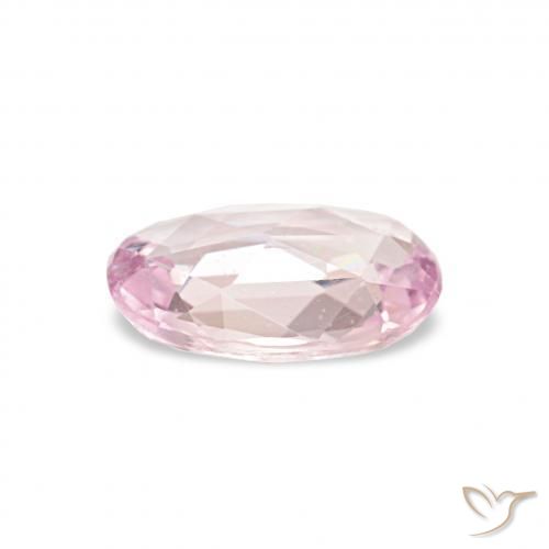 Zaffiro Rosa Molto Chiaro naturale da 0.38 ct, Ovale, VS