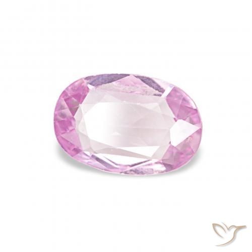 Zaffiro Rosa medio naturale da 0.41 ct, Ovale, VS