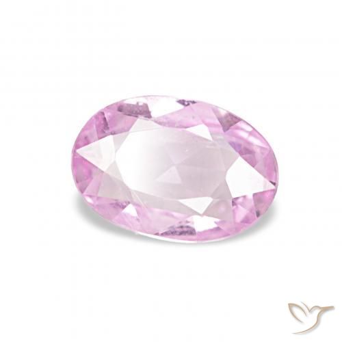 Zaffiro Rosa Molto Chiaro naturale da 0.40 ct, Ovale, VS