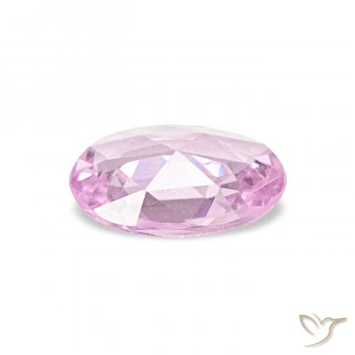 Zaffiro Rosa Molto Chiaro naturale da 0.40 ct, Ovale, VS