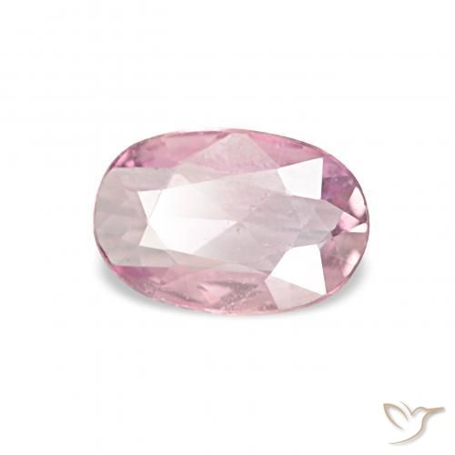 Zaffiro Rosa chiaro naturale da 0.34 ct, Ovale, VS
