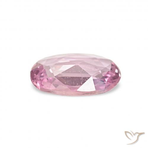 Zaffiro Rosa chiaro naturale da 0.34 ct, Ovale, VS