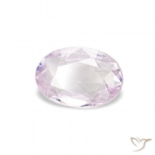 Zaffiro Viola rosato molto chiaro naturale da 0.36 ct, Ovale, VS