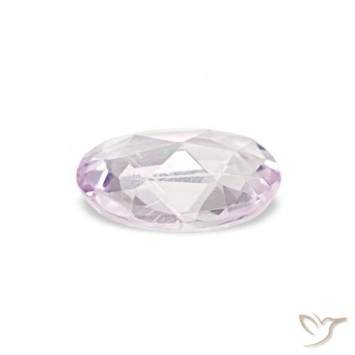Zaffiro Viola rosato molto chiaro naturale da 0.36 ct, Ovale, VS