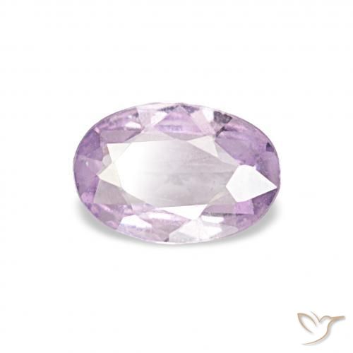 Zaffiro Viola molto chiaro naturale da 0.35 ct, Ovale, VS