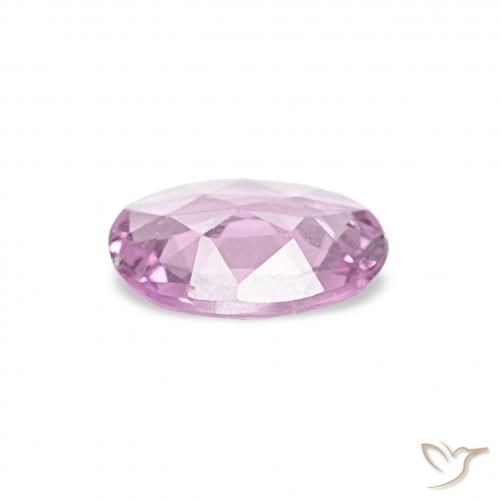 Zaffiro Rosa viola reale molto chiaro naturale da 0.32 ct, Ovale, VVS-VS