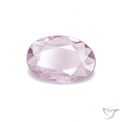 Zaffiro Rosa chiaro naturale da 0.28 ct, Ovale, VVS-VS