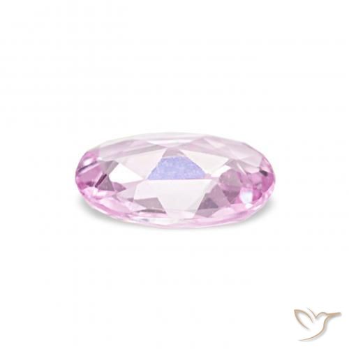 Zaffiro Viola medio naturale da 0.33 ct, Ovale, VVS-VS