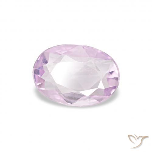 Zaffiro Viola molto chiaro naturale da 0.36 ct, Ovale, VVS-VS