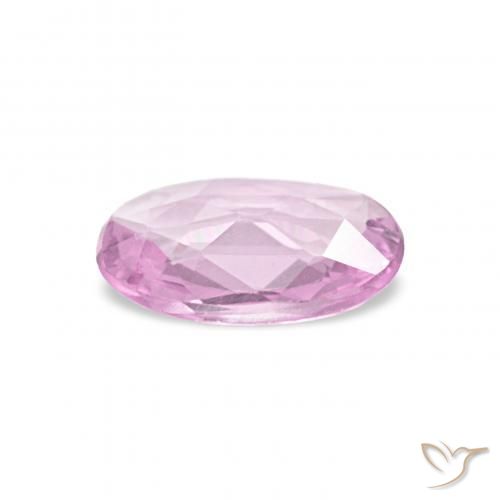 Zaffiro Viola Rosato Chiaro Viola naturale da 0.36 ct, Ovale, VVS-VS