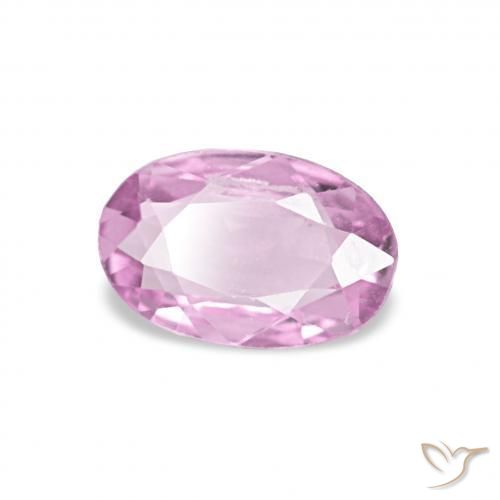Zaffiro Viola chiaro naturale da 0.39 ct, Ovale, VVS-VS