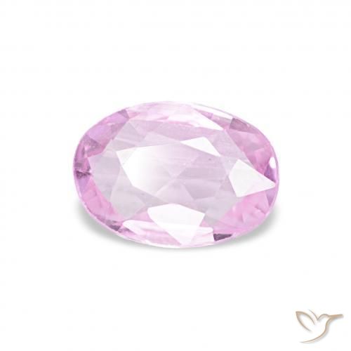 Zaffiro Viola Rosato Chiaro Viola naturale da 0.40 ct, Ovale, VVS-VS