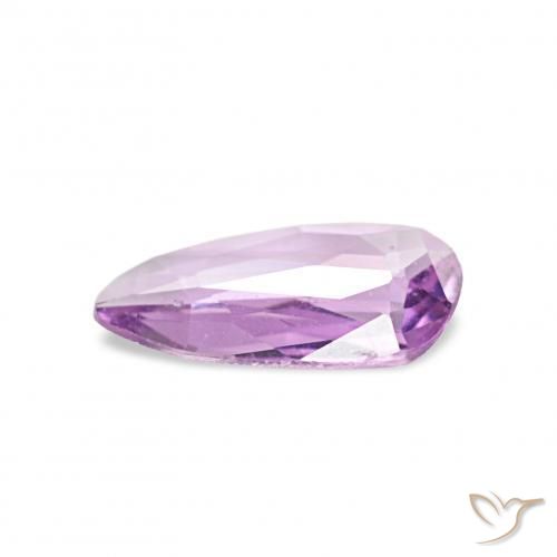 Zaffiro Viola lilla molto chiaro naturale da 0.36 ct, Taglio a fantasia, VS