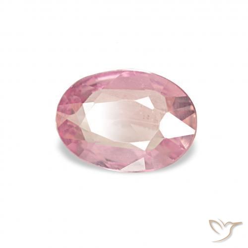 Zaffiro Rosa chiaro naturale da 0.34 ct, Ovale, VVS-VS