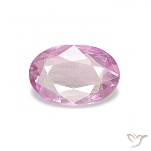 Zaffiro Medium Light-Purple naturale da 0.38 ct, Ovale, VVS-VS