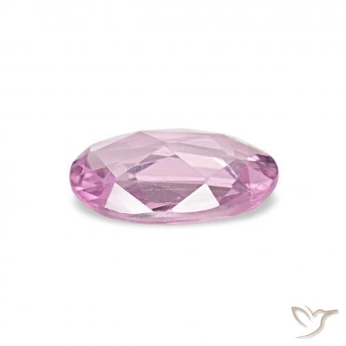 Zaffiro Medium Light-Purple naturale da 0.38 ct, Ovale, VVS-VS