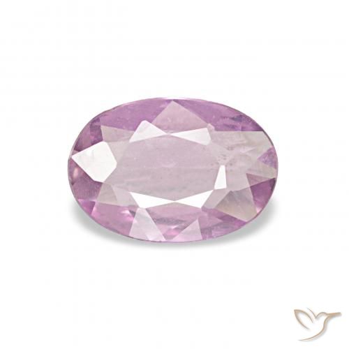 0.35ct Viola chiaro Zaffiro, Ovale, VVS-VS