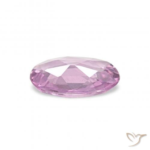 Zaffiro Viola chiaro naturale da 0.35 ct, Ovale, VVS-VS