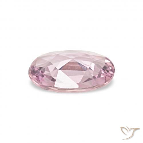 Zaffiro Rosa chiaro naturale da 0.40 ct, Ovale, VVS-VS