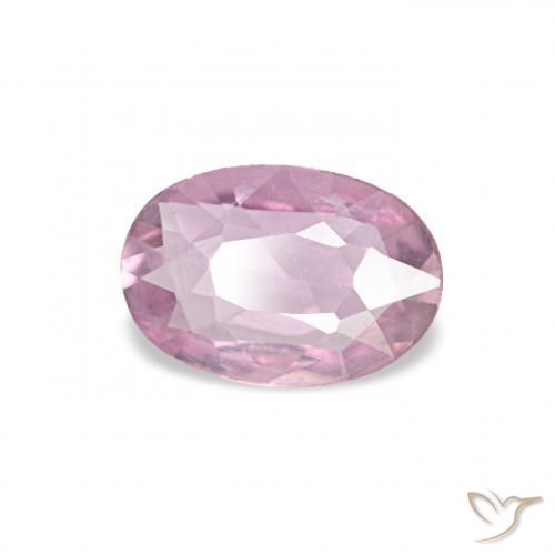 Zaffiro Viola-Rosa naturale da 0.39 ct, Ovale, VVS-VS