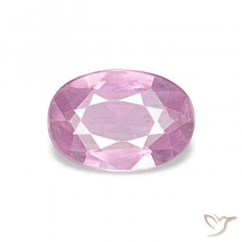 0.52ct Viola chiaro Zaffiro, Ovale, VS