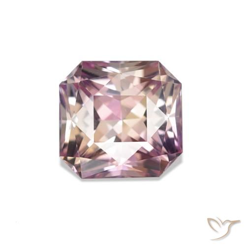 Zaffiro Rosa naturale da 1.40 ct, Ottagonale / Taglio smeraldo, VVS