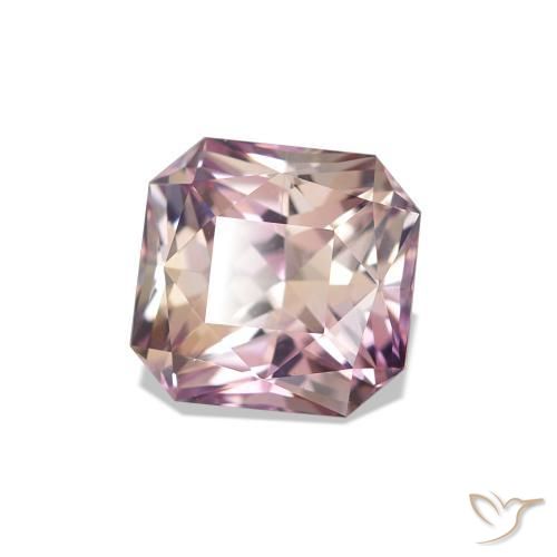 Zaffiro Rosa naturale da 1.40 ct, Ottagonale / Taglio smeraldo, VVS