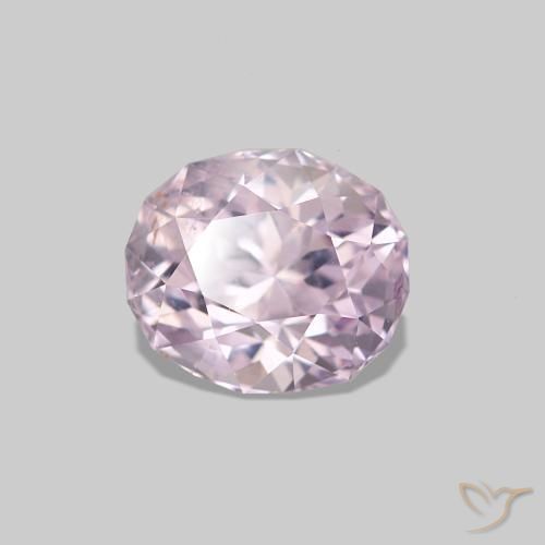 Zaffiro Rosa lavanda chiaro naturale da 1.08 ct, Ovale, VS