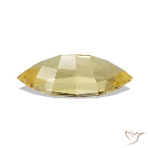 Zaffiro Giallo medio naturale da 1.37 ct, Taglio marquise, VS