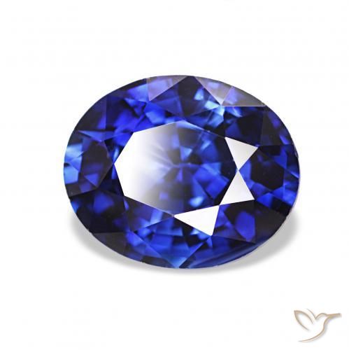 2.02ct Blu reale Zaffiro, Ovale, VVS