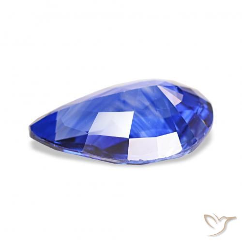 Zaffiro Azzurro fiordaliso chiaro naturale da 2.23 ct, Forma a pera, VVS-VS