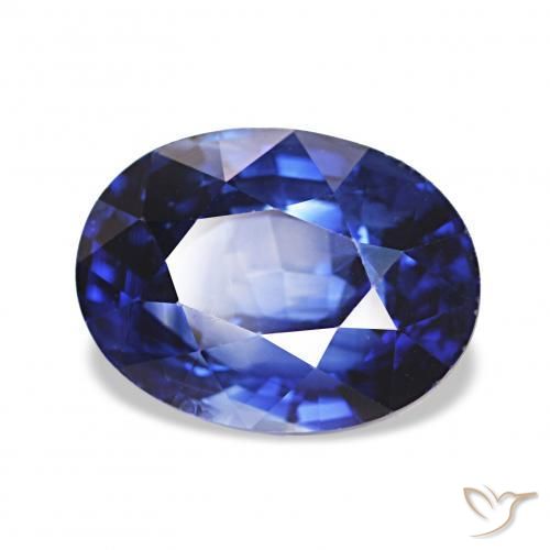 Zaffiro Blu reale naturale da 2.03 ct, Ovale, VVS